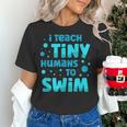 Swimming Teacher I Teach Tiny Humans To Swim Swim Instructor Women's T-Shirt, gift for family, gift for coworker Swimming Teacher I Teach Tiny Humans To Swim Swim Instructor Women's T-Shirt, gift for family, gift for coworker