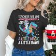 T Rex Dinosaur Unicorn Teachers Are Like Unicornasaurus Rex Women's T-Shirt, gift for family, gift for coworker T Rex Dinosaur Unicorn Teachers Are Like Unicornasaurus Rex Women's T-Shirt, gift for family, gift for coworker