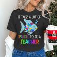 It Takes A Lot Of Sparkle To Be A Teacher Rainbow Fish For Men Women Women's T-Shirt, gift for family, gift for coworker It Takes A Lot Of Sparkle To Be A Teacher Rainbow Fish For Men Women Women's T-Shirt, gift for family, gift for coworker