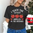 I Teach The Cutest Apples In The Orchard Cute Fall Teacher Women's T-Shirt, gift for family, gift for coworker I Teach The Cutest Apples In The Orchard Cute Fall Teacher Women's T-Shirt, gift for family, gift for coworker