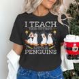 I Teach The Cutest Little Penguins Cute School Teacher Tee Women's T-Shirt, gift for family, gift for coworker