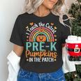 I Teach The Cutest Pre-K Pumpkin Teacher Student Halloween Women's T-Shirt, gift for family, gift for coworker I Teach The Cutest Pre-K Pumpkin Teacher Student Halloween Women's T-Shirt, gift for family, gift for coworker