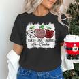 Teach Love Inspire Pre-k Teacher Apple Leopard Red Plain Women's T-Shirt, gift for family, gift for coworker Teach Love Inspire Pre-k Teacher Apple Leopard Red Plain Women's T-Shirt, gift for family, gift for coworker