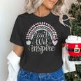 Teach Love Inspire Teacher Women's T-Shirt, gift for family, gift for coworker Teach Love Inspire Teacher Women's T-Shirt, gift for family, gift for coworker