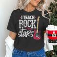 I Teach Rock Stars Music Teacher Guitar Player Women's T-Shirt, gift for family, gift for coworker I Teach Rock Stars Music Teacher Guitar Player Women's T-Shirt, gift for family, gift for coworker