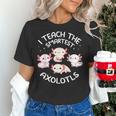 I Teach The Smartest Axolotls Cute Teacher Axolotl Women's T-Shirt, gift for family, gift for coworker I Teach The Smartest Axolotls Cute Teacher Axolotl Women's T-Shirt, gift for family, gift for coworker