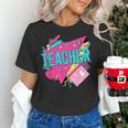 Teacher 90s Retro Colorful Teacher Of The 90s Back To School Women's T-Shirt, 90s Teacher Shirts, gift for family, gift for coworker Teacher 90s Retro Colorful Teacher Of The 90s Back To School Women's T-Shirt, 90s Teacher Shirts, gift for family, gift for coworker