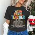 Teacher Definition Teaching School Teacher Men Women Women's T-Shirt, gift for family, gift for coworker