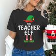 The Teacher Elf Matching Family Christmas Women's T-Shirt, gift for family, gift for coworker The Teacher Elf Matching Family Christmas Women's T-Shirt, gift for family, gift for coworker