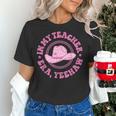 In My Teacher Era Yeehaw Pink Teacher Western Cowgirl Women's T-Shirt, gift for family, gift for coworker