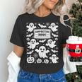 Teacher Halloween Composition Notebook Costume Halloween Women's T-Shirt, gift for family, gift for coworker