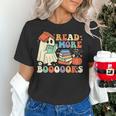 Teacher Halloween Cute Booooks Ghost Read More Books Women's T-Shirt, gift for family, gift for coworker Teacher Halloween Cute Booooks Ghost Read More Books Women's T-Shirt, gift for family, gift for coworker