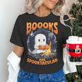 Teacher Halloween Ghost Reading Book Animal Boooks Are Women's T-Shirt, gift for family, gift for coworker Teacher Halloween Ghost Reading Book Animal Boooks Are Women's T-Shirt, gift for family, gift for coworker