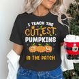 Teacher Halloween Pre-K Teacher Kindergarten Cutest Pumpkins Men Women Kids Women's T-Shirt, gift for family, gift for coworker Teacher Halloween Pre-K Teacher Kindergarten Cutest Pumpkins Men Women Kids Women's T-Shirt, gift for family, gift for coworker