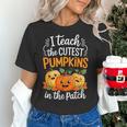 Teacher Halloween Pre-K Teacher Kindergarten Cutest Pumpkins Women's T-Shirt, gift for family, gift for coworker Teacher Halloween Pre-K Teacher Kindergarten Cutest Pumpkins Women's T-Shirt, gift for family, gift for coworker