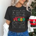 Teacher Math 67 Meme Square Root 4489 Slang Six Seven Women's T-Shirt, gift for family, gift for coworker