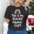This Is My Teacher Pajama Shirt Teacher Life Tee Women's T-Shirt, gift for family, gift for coworker This Is My Teacher Pajama Shirt Teacher Life Tee Women's T-Shirt, gift for family, gift for coworker