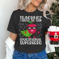 Teacher I Prefer The Term Educational Superhero Women's T-Shirt, gift for family, gift for coworker Teacher I Prefer The Term Educational Superhero Women's T-Shirt, gift for family, gift for coworker