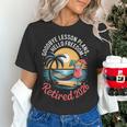 Teacher Retirement Shirts 2026 Goodbye Lesson Hello Freedom Women's T-Shirt, gift for family, gift for coworker