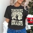 Teachers Love Brains Halloween Costume Boo Trick Teach Women's T-Shirt, gift for family, gift for coworker Teachers Love Brains Halloween Costume Boo Trick Teach Women's T-Shirt, gift for family, gift for coworker