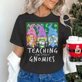 Teaching My Little Gnomies With Gnome For Teacher Women Women's T-Shirt, gift for family, gift for coworker Teaching My Little Gnomies With Gnome For Teacher Women Women's T-Shirt, gift for family, gift for coworker
