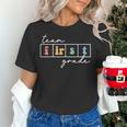 Team First Grade Back To School 1st Grade Teacher Kids Cute Women's T-Shirt, First Grade Teacher Shirts, gift for family, gift for coworker