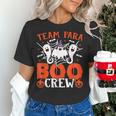 Team Para Boo Crew Halloween Ghost Paraprofessional Teacher Women's T-Shirt, gift for family, gift for coworker