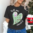 Tell Me About It Speech Pathology Aac Sped Teacher Women's T-Shirt, gift for family, gift for coworker
