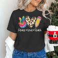 Tie Dye Hippie Peace Love Teach Teacher Appreciation Women's T-Shirt, gift for family, gift for coworker Tie Dye Hippie Peace Love Teach Teacher Appreciation Women's T-Shirt, gift for family, gift for coworker