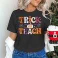 Trick Or Teach Teacher Halloween Costume Men Women Women's T-Shirt, gift for family, gift for coworker