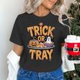 Trick Or Tray Halloween Cafeteria Teacher School Women's T-Shirt, gift for family, gift for coworker Trick Or Tray Halloween Cafeteria Teacher School Women's T-Shirt, gift for family, gift for coworker