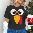 Turkey Face Halloween Costume Thanksgiving Teacher Nurse Women's T-Shirt, gift for family, gift for coworker Turkey Face Halloween Costume Thanksgiving Teacher Nurse Women's T-Shirt, gift for family, gift for coworker
