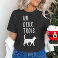 Un Deux Trois Cat Shirt French Teacher Women's T-Shirt, gift for family, gift for coworker