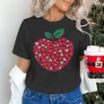 Valentines Day Teacher Hearts Apple Love Teach Women Men Women's T-Shirt, gift for family, gift for coworker Valentines Day Teacher Hearts Apple Love Teach Women Men Women's T-Shirt, gift for family, gift for coworker