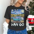 Van Go Retro Vanlife Art Teacher Women's T-Shirt, gift for family, gift for coworker