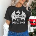 Vintage Teacher Of Dragons Quotes Teacher Student Women's T-Shirt, gift for family, gift for coworker Vintage Teacher Of Dragons Quotes Teacher Student Women's T-Shirt, gift for family, gift for coworker