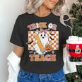 Vintage Teacher Shirt Women Trick Or Teach Halloween Women's T-Shirt, gift for family, gift for coworker Vintage Teacher Shirt Women Trick Or Teach Halloween Women's T-Shirt, gift for family, gift for coworker