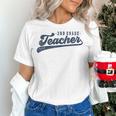 2nd Grade Teacher Cute Vintage Graphic Second Grade Teacher Men Women Women's T-Shirt, 2nd Grade Teacher Shirts, gift for family, gift for coworker