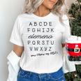 ABC Elemeno Shirt Alphabet Kindergarten Preschool Teacher Women's T-Shirt, gift for family, gift for coworker ABC Elemeno Shirt Alphabet Kindergarten Preschool Teacher Women's T-Shirt, gift for family, gift for coworker