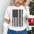 ASL Flag Sign Language Deaf ASL Teacher For Men Women Women's T-Shirt, gift for family, gift for coworker