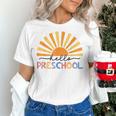 Back To School Hello Preschool For Kids Teacher Women Women's T-Shirt, gift for family, gift for coworker Back To School Hello Preschool For Kids Teacher Women Women's T-Shirt, gift for family, gift for coworker