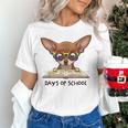 Chihuahua 100 Days Of School Rainbow Glasses Teacher Women's T-Shirt, gift for family, gift for coworker
