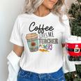 Coffee Gives Me Teacher Power Teacher Elementary Women Women's T-Shirt, gift for family, gift for coworker