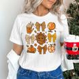 Coquette Teach Teacher Bows Thanksgiving Turkey Fall Autumn Women's T-Shirt, gift for family, gift for coworker Coquette Teach Teacher Bows Thanksgiving Turkey Fall Autumn Women's T-Shirt, gift for family, gift for coworker