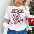 Elopement Wrangler Teacher ABA Behavior Support Cowboy Women's T-Shirt, gift for family, gift for coworker