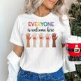 Everyone Is Welcome Here Idaho Teacher Women's T-Shirt, gift for family, gift for coworker Everyone Is Welcome Here Idaho Teacher Women's T-Shirt, gift for family, gift for coworker