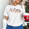 Fall Music Teacher Halloween Pumpkin Music Note Fall Teacher Women's T-Shirt, gift for family, gift for coworker Fall Music Teacher Halloween Pumpkin Music Note Fall Teacher Women's T-Shirt, gift for family, gift for coworker