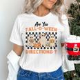 Are You Fall-O-Ween Directions Halloween Ghost Fall Teacher Women's T-Shirt, gift for family, gift for coworker