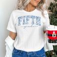 Fifth Grade Toile De Jouy Back To School Teachers Kids Women's T-Shirt, gift for family, gift for coworker