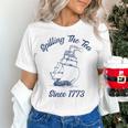Fun 4th Of July Spilling The Tea Since 1773 History Teacher Women's T-Shirt, History Teacher Shirts, gift for family, gift for coworker Fun 4th Of July Spilling The Tea Since 1773 History Teacher Women's T-Shirt, History Teacher Shirts, gift for family, gift for coworker